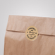 Kraftpapier-Etikett ⌀50 mm &laquo;Ручна Робота 05&raquo; (250 St&uuml;ck/Rolle), selbstklebend 50brownruchnarobota05 photo 4