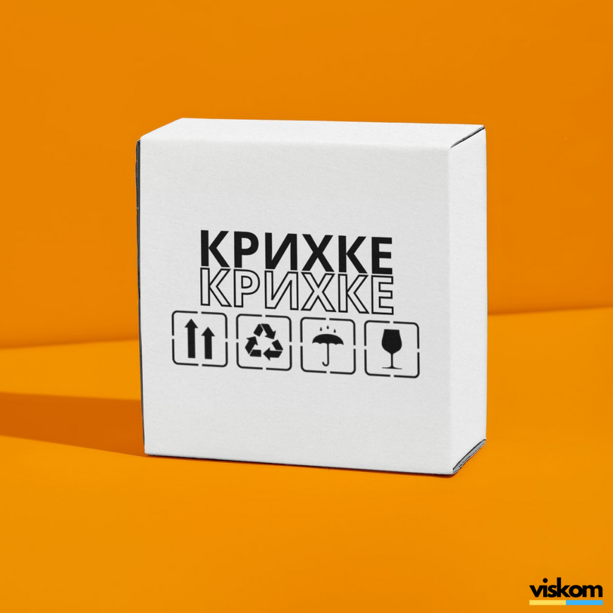 Beyaz etiket 100х100 mm &laquo;Крихке 02&raquo; (100 adet/rulo) kendinden yapışkanlı 100100whiteKrihke 02 photo