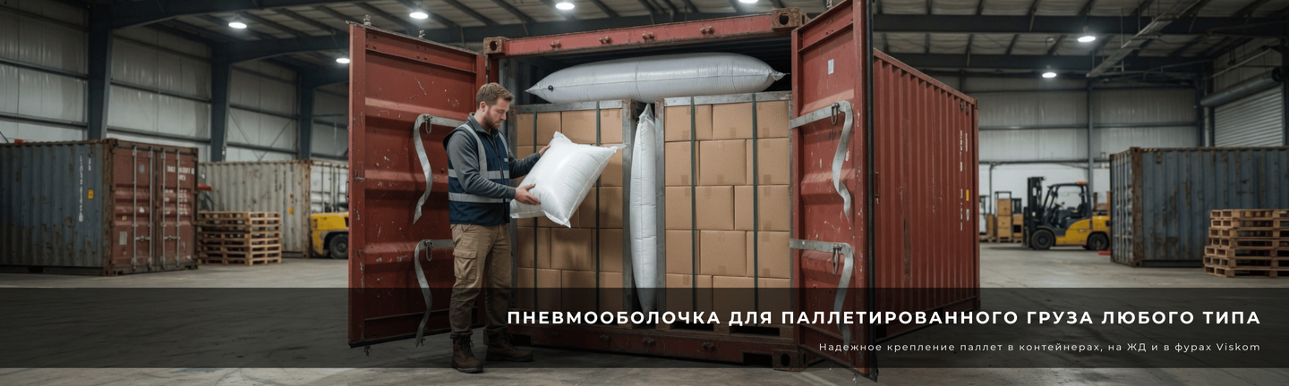 Пневмооболочка для крепления и защиты груза ж/д морские авто перевозки_viskom.com.ua