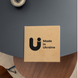 Етикетка крафт 100x100 мм &laquo;Made in Ukraine 02&raquo; (100 шт/рулон) самоклеюча 100100brownmadeinukraine02 фото 3
