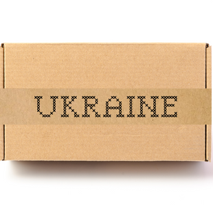 Скотч крафт 60 мм х 50 м &laquo;Ukraine&raquo; активований водою 6050Ukraine фото