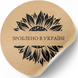 Kraft label ⌀50 mm &laquo;Зроблено в Україні 05&raquo; (250 pcs/roll) self-adhesive 50brownzroblenovukrayini05 photo 3