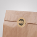 Kraft label ⌀50 mm &laquo;Зроблено в Україні 05&raquo; (250 pcs/roll) self-adhesive 50brownzroblenovukrayini05 photo 5