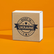 Етикетка крафт 100x100 мм &laquo;Made in Ukraine 03&raquo; (100 шт/рулон) самоклеюча 100100brownmadeinukraine03 фото 6