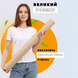 Крафт папір в рулоні 70 см х 7 м &laquo;Letters 01&raquo; білий з чорним друком 707letters01white photo 4