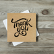 Етикетка крафт 100x100 мм "Thank You 07" (100 шт/рулон) з друком, самоклеюча Viskom 100100Thankyou07 photo 4