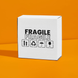 Beyaz etiket 100х100 mm &laquo;Fragile 02&raquo; (100 adet/rulo) kendinden yapışkanlı 100100whiteFragile02 photo 4