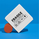 Beyaz etiket 100х100 mm &laquo;Fragile 02&raquo; (100 adet/rulo) kendinden yapışkanlı 100100whiteFragile02 photo 6
