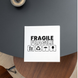 Beyaz etiket 100х100 mm &laquo;Fragile 02&raquo; (100 adet/rulo) kendinden yapışkanlı 100100whiteFragile02 photo 2