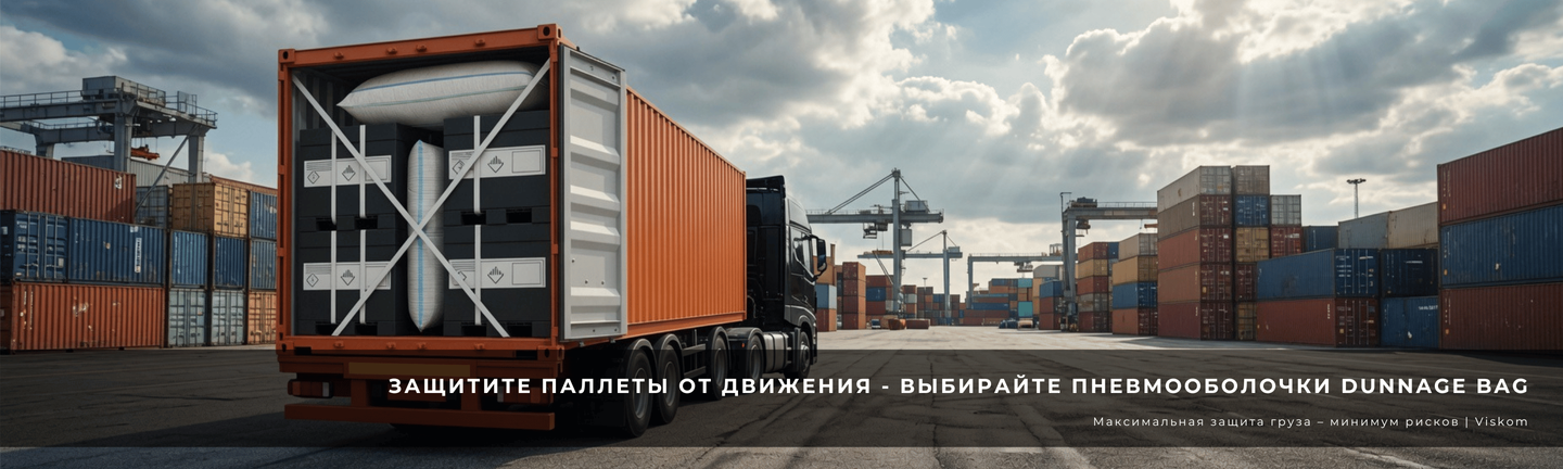 Пневмооболонка для кріплення, стабілізації, безпеки, захисту вантажу при транспортуванні різними видами транспорту