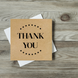 Етикетка крафт 100x100 мм "Thank You 10" (100 шт/рулон) з друком, самоклеюча Viskom 100100Thankyou10 photo 4